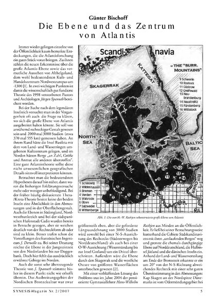 Die Ebene und das Zentrum von Atlantis