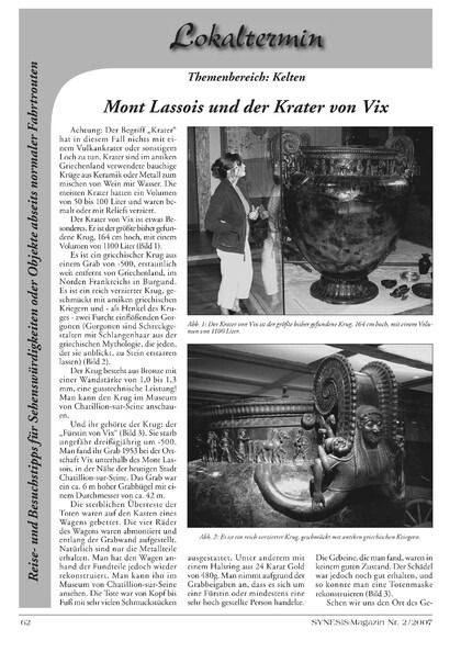 Kelten – Mont Lassois und der Krater von Vix