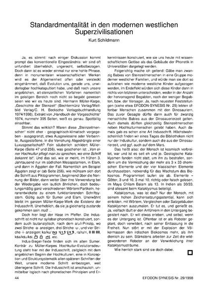 Standardmentalität in den modernen westlichen Superzivilisationen