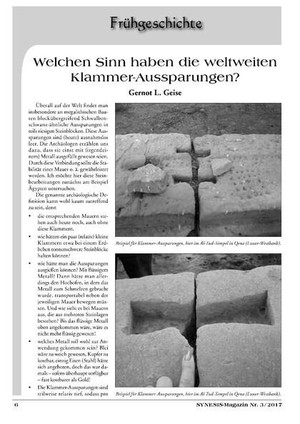Welchen Sinn haben die weltweiten Klammer-Aussparungen?