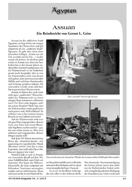 Assuan – Ein Reisebericht