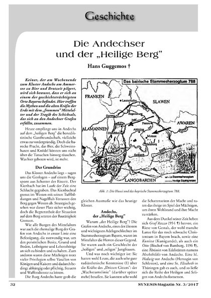 Die Andechser und der „Heilige Berg“
