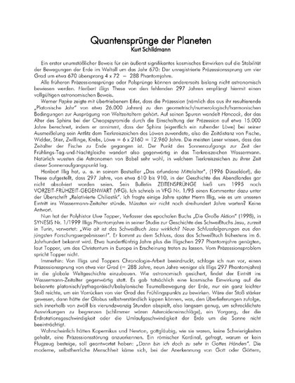„Quantensprünge” der Planeten