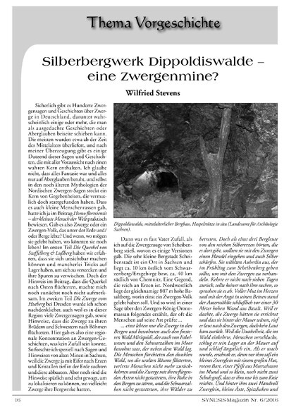 Silberbergwerk Dippoldiswalde  eine Zwergenmine?