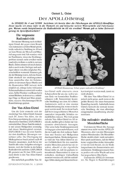 Der APOLLO-Betrug