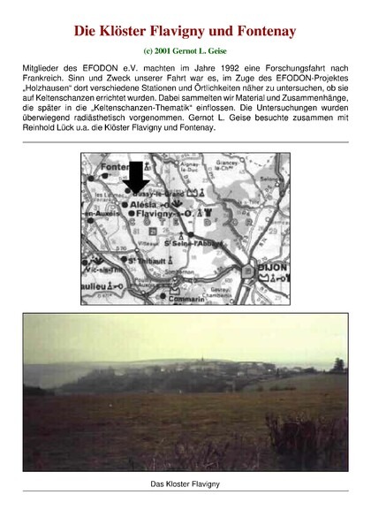 Die Klöster Flavigny und Fontenay