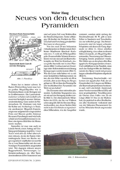 Neues von den deutschen Pyramiden