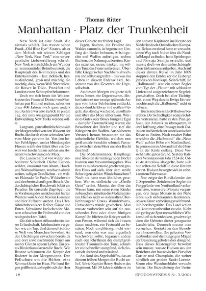 Manhattan – Platz der Trunkenheit