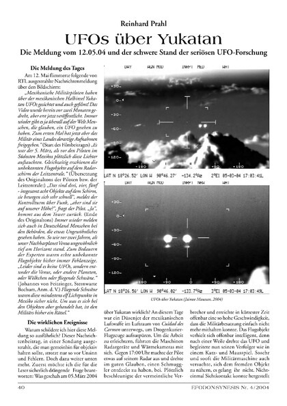 UFOs über Yukatan