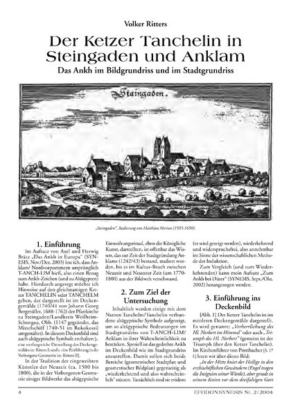 Der Ketzer Tanchelin in Steingaden und Anklam