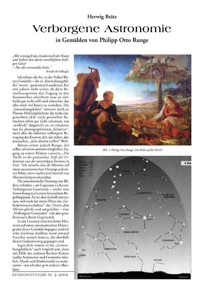 Verborgene Astronomie in Gemälden von Philipp Otto Runge