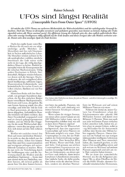UFOs sind längst Realität