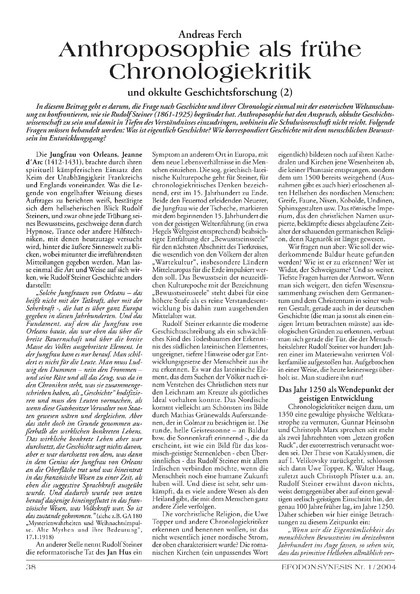Anthroposophie als frühe Chronologiekritik (2)