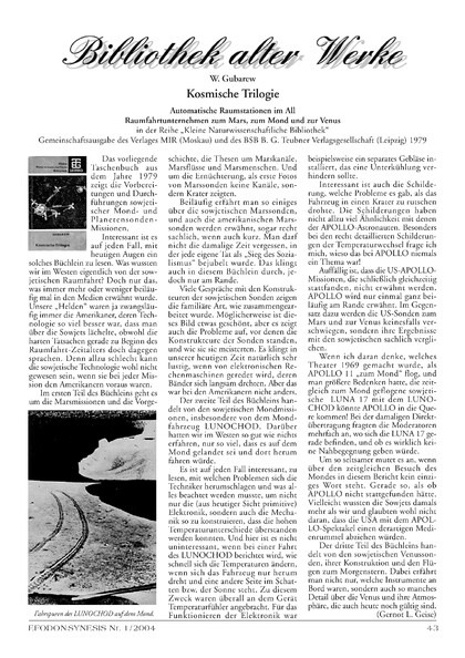 Bibliothek alter Werke: W. Gubarew: „Kosmische Trilogie“ 
