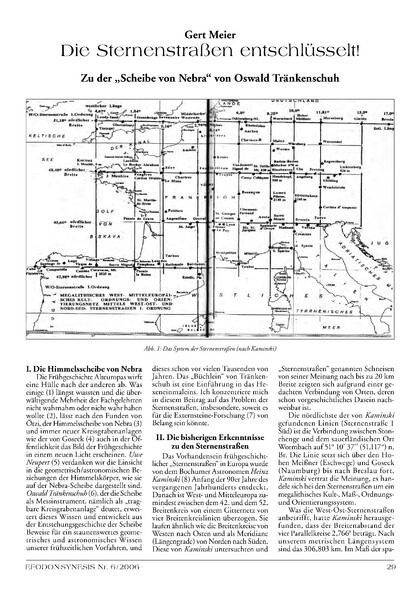 Die Sternenstraßen entschlüsselt! Zu der „Scheibe von Nebra“ von Oswald Tränkenschuh