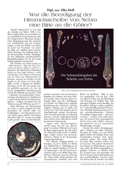 War die Beerdigung der Himmelsscheibe von Nebra eine Bitte an die Götter?