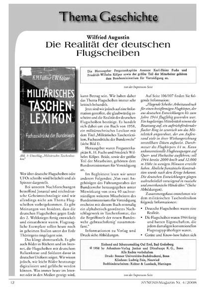 Reichsdeutsche Atomwaffen und Flugscheiben in Thüringen – Gespräch mit dem Autor Martin Stade
