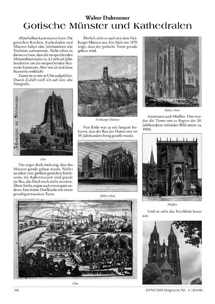 Gotische Münster und Kathedralen