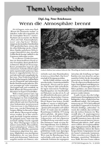 Wenn die Atmosphäre brennt