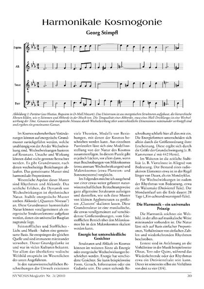 Harmonikale Kosmogonie