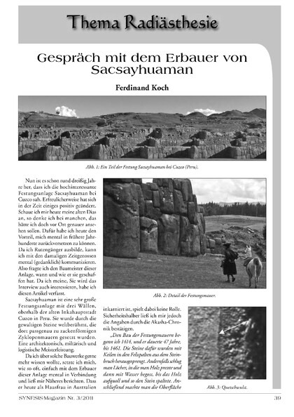 Gespräch mit dem Erbauer von Sacsayhuaman