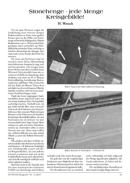 Stonehenge – jede Menge Kreisgebilde!
