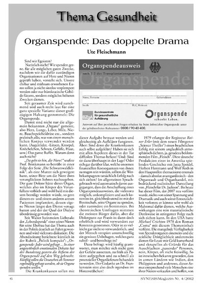 Organspende – Das doppelte Drama