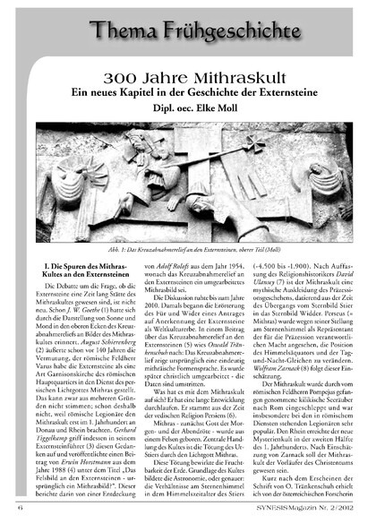 300 Jahre Mithraskult – Ein neues Kapitel in der Geschichte der Externsteine