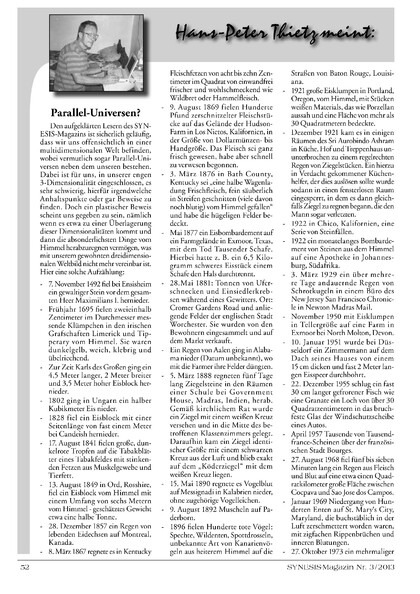Hans-Peter Thietz meint zu Parallel-Universen