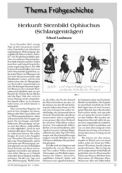 Herkunft Sternbild Ophiuchus (Schlangenträger)