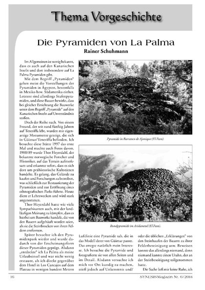 Die Pyramiden von La Palma (Rainer Schuhmann)