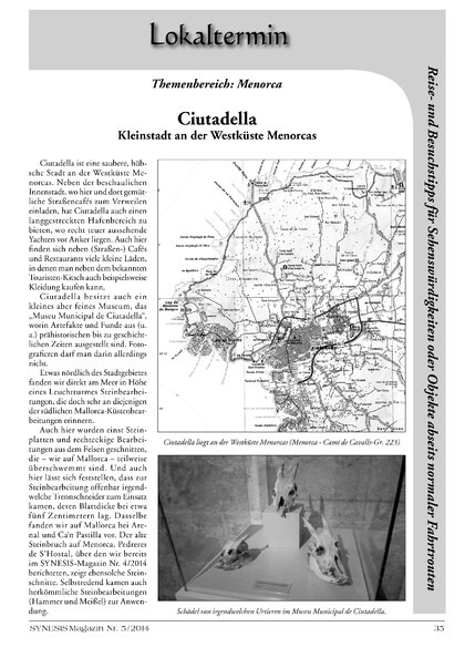 Ciutadella – Kleinstadt an der Westküste Menorcas (Gernot L. Geise)