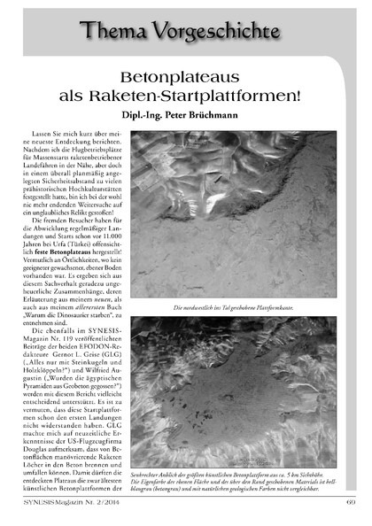 Betonplateaus als Raketen-Startplattformen (Dipl.-Ing. Peter Brüchmann)
