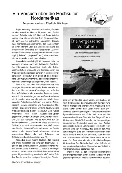 „Die vergessenen Vorfahren“ von Roger G. Kennedy