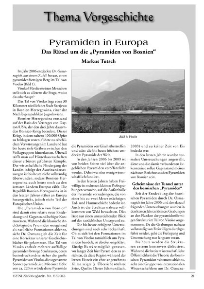Pyramiden in Europa – Das Rätsel um die „Pyramiden von Bosnien“