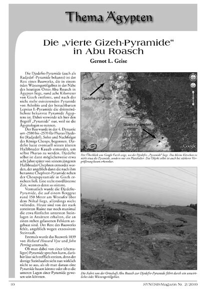 Die „vierte Gizeh-Pyramide“ in Abu Roasch