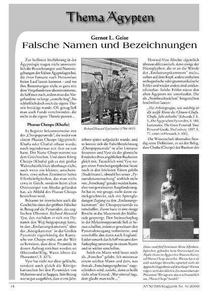Falsche Namen und Bezeichnungen