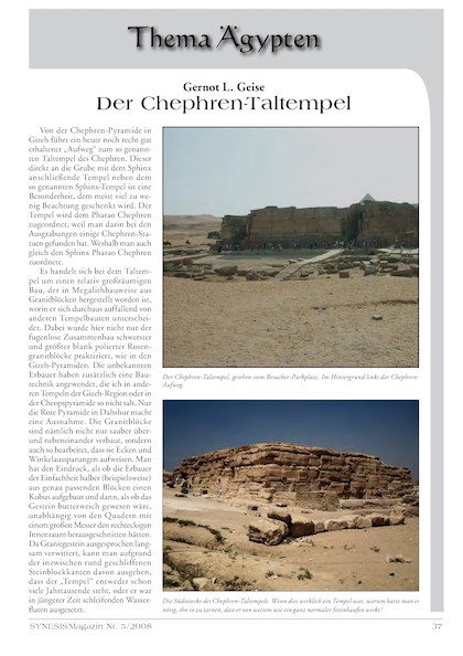Der Chephren-Taltempel