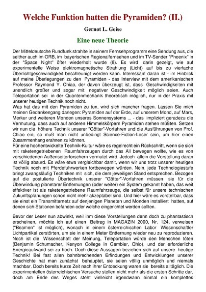 Welche Funktion hatten die Pyramiden? (Teil 2)