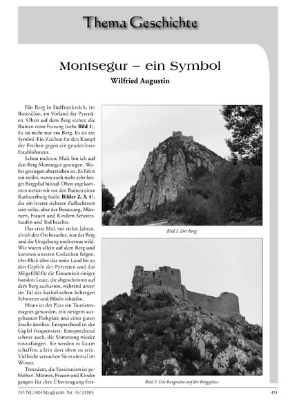 Montsegur – ein Symbol