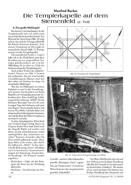 Die Templerkapelle auf dem Sternenfeld (Teil 2)