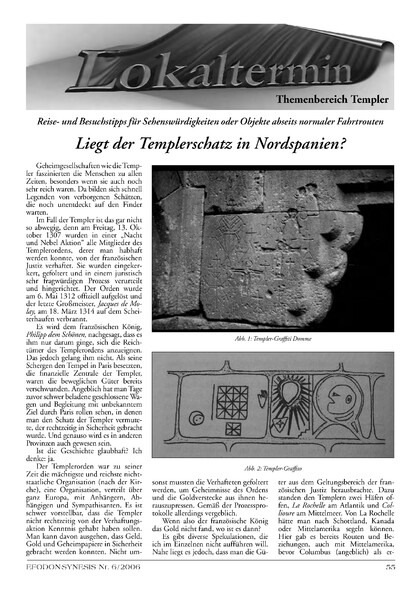 Liegt der Templerschatz in Nordspanien?