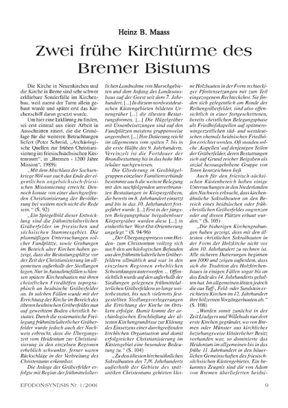Zwei frühe Kirchtürme des Bremer Bistums