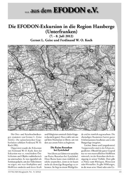 Die EFODON-Exkursion in die Region Hassberge (Unterfranken)