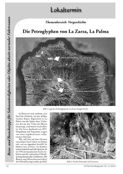 Die Petroglyphen von La Zarza, La Palma