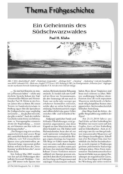 Ein Geheimnis des Südschwarzwaldes