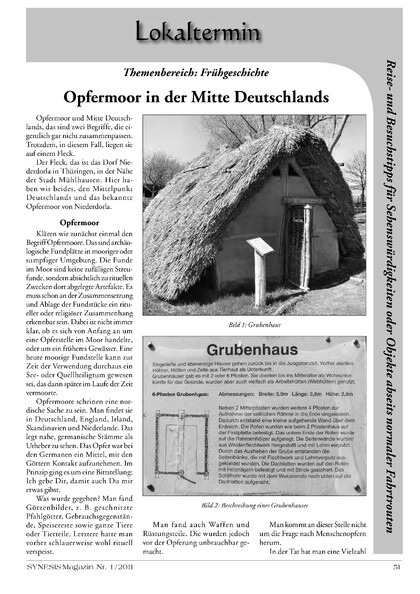 Opfermoor in der Mitte Deutschlands