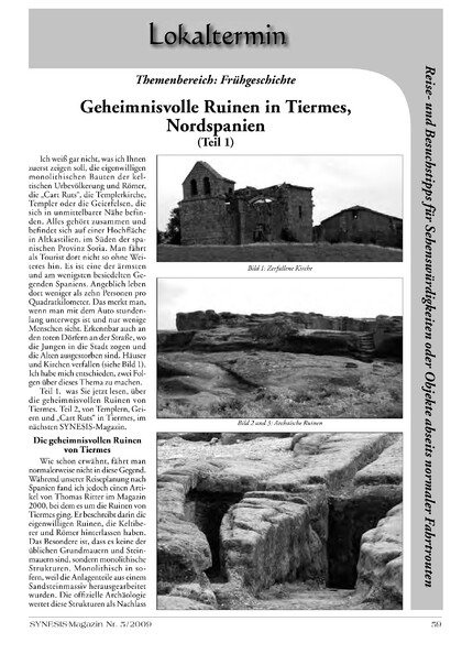 Geheimnisvolle Ruinen in Tiermes, Nordspanien (Teil 1)