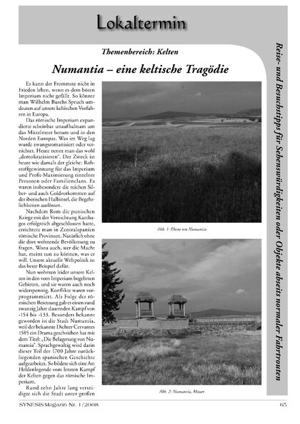 Numantia – eine keltische Tragödie