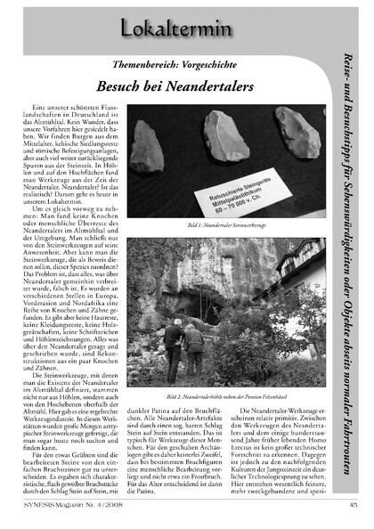 Besuch bei Neandertalers
